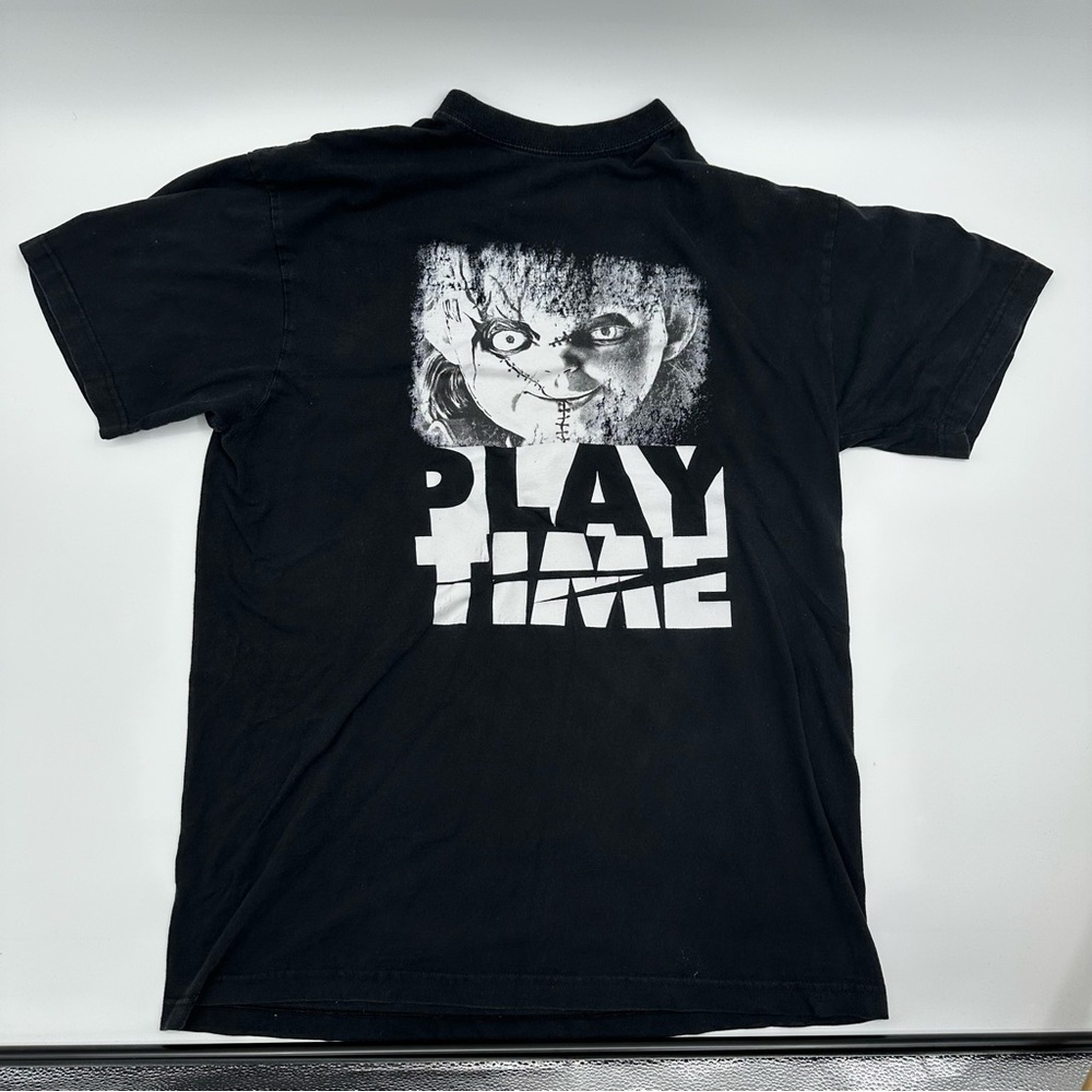 Vintage Flying‎ Horse Child's Play Movie Black Shirt Chucky Horror Men’s XXL 2XL